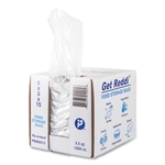 6x3x15 Inteplast Food Bags, Clear, 112oz, 1,000/ct