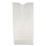 #6 Grocery Paper Bag 6x3.63x11.06 White 500/Bundle