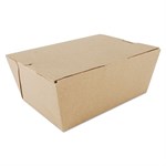 ChampPak Carryout Boxes, #4, 7.75 x 5.5 x 3.5, Kraft, Paper, 160/Carton