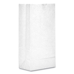 #6 Grocery Paper Bag 6x3.63x11.06 White 500/Bundle