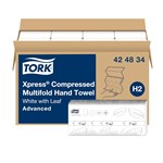 Tork Xpress Compressed Multifold Hand Towel, White 12/250/CS