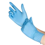 Large Nitrile Gloves, Blue, Powder Free, Prime Source, 1000/cs