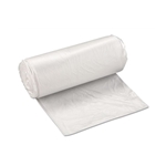 24x24 Natural HDPE 8-10 Gal Can Liners, 6 mic, 0.24 Mil, 1000/cs