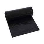 24x32 16 Gal, 1 Mil Black Boardwalk Low-Density Waste Can Liners, Perforated Roll, 150/cs