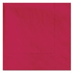 Embossed Beverage Napkins, 2-Ply, 9.5 x 9.5, Red, 1,000/Carton