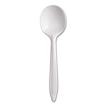 Style Setter Mediumweight Plastic, Spoons, White, 5.6", 1000/carton