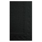 Dinner Napkins, 2-Ply, 15 x 17, Black, 1,000/Carton