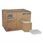 Universal Dinner Napkins, 1-Ply, 17 x 17, 1/4 Fold, White, 4008/Carton