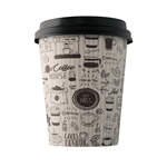 12oz Empress Paper Hot Cup Stock Good Day Print 1000/cs