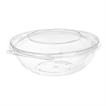 Safe-T-Fresh PETE Bowl Tamper Evident Dome Lid, Clear, 64 oz 1/CS/100