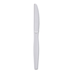 Boardwalk Heavyweight Polystyrene Cutlery, Knife, White, 1000/cs