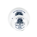 9 Inch Empress Uncoated Paper Plate White 1000/cs