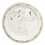 Symphony Paper Dinnerware, ProPlanet Seal, Heavyweight Plate, 9" dia, Tan, 125/Pack, 4 Packs/Carton