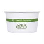 Paper Bowls, 16 oz, 4.4" Diameter x 3" h, White, 500/Carton