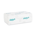 Windsoft C-Fold Paper Towels, 1-Ply, 10.2 x 13.25, White, 200/Pack, 12 Packs/Carton