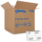 10.125x13.15 Kimberly Clark Kleenex C-Fold Towels White 16 / 150 cs
