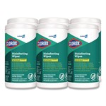 Clorox Disinfecting Wipes, 1-Ply, Fresh Scent, 7 x 8, White, 75/Canister, 6 Canisters/Carton