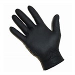 Prime Source Nitrile Gloves, Black, Medium, 1/CS/1000 10/100