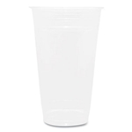 24oz Karat PET Plastic Cups, Clear, 600/ct