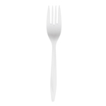 Medium Weight Prime Source Polypropylene Fork, White, 1/CS/1000