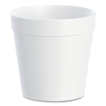 32oz Dart Foam Containers, White, 500/cs