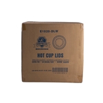 10-20oz Empress Dome Lid Paper Hot Cups White 1000/cs