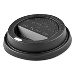 Solo Traveler Sip Through Lids for ThermoGuard Hot Cups, Fits 12, 16, 20, 24 oz, Black, 1,200/ct