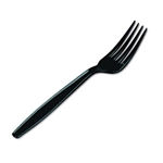 Heavyweight Prime Source Individually Wrapped Fork, Black 1/CS/1000