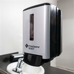 Prime Source Polystyrene Push Style Soap Dispenser CB4, Black, 1250 ml, 1/cs