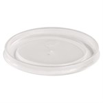 Plastic High Heat Vented Lid, Fits 16 oz to 32 oz Containers, White, 50/Bag, 10 Bags/Carton