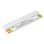 Wipe-Off Sentence Strips, 24 X 3, White, 30/pack
