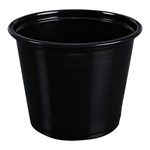 Empress Plastic Portion Cup 5.5oz Black 50 / 50 cs