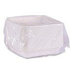 Vanguard Worldview Renewable and Compostable Sugarcane Take-Out Containers, 47 oz, 9 x 9 x 1.5, White, Sugarcane, 200/Carton