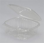 APET AD32 Hinged Deli Container, Clear, 32 oz 2/100