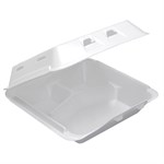SmartLock EPS 3 Compartment Hinged Vented Container, White, 1/CS/150
