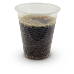 9oz Empress Translucent Cup Polypropylene 25 / 100 cs