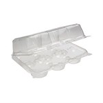 Pactiv PET Hinged Tall Cupcake Container, Clear, 3.4 1/CS/120
