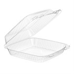 ValuPack PETE Hinged Container, Clear, 9" x 9.44" x 3 200/CS