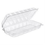 Crystal Fresh Pastries Hinged Container, 13.75" x 6.75" x 2.75 1/CS/132