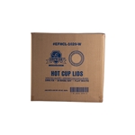10-20oz Empress Flat Lid for Paper Hot Cup White 10 / 100 cs