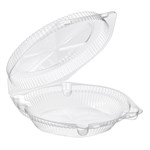 PET Hinged Pie Container, Clear, 9 200/CS