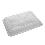 Pactiv OPS Dome Lid For 8" Aluminum Oblong Containers, Clear, 8.4" x 6" x .7 800/CS