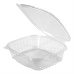 APET AD24 Hinged Deli Container, Clear, 24 oz 1/CS/200