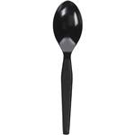Heavy Weight Teaspoon Polypro Black Dense Pack Empress, 1000/cs