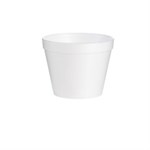 J Cup EPS Squat Container, White, 24 oz, 1/CS/500 20/25