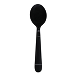 Heavy Weight Soup Spoon Polypro, Black, Dense Pack, Empress, 1000/cs
