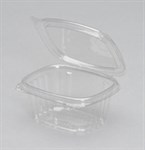 Secure Seal PET Hinged Deli Container, Clear, 6 oz 400/CS
