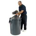 Brute Container Without Lid, 44 Gal, Gray 1/EA