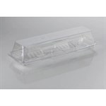 8" Clear PET Hoagie Container 1/CS/160