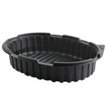Crisp Food Technologies CF1948 1-Compartment Container, 11" x 8.5", Oval 1/CS/380
